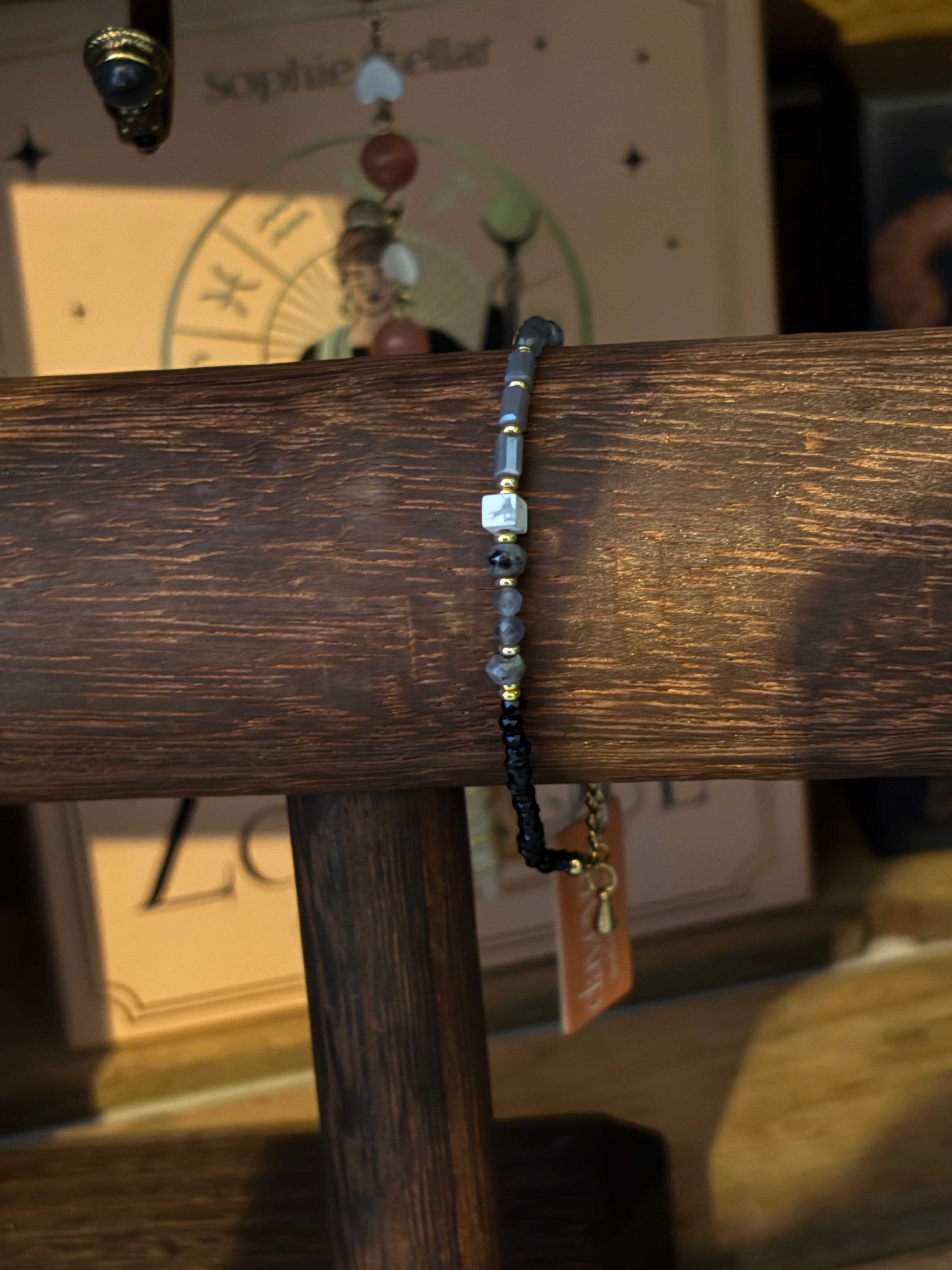 bracelet howlite labradorite