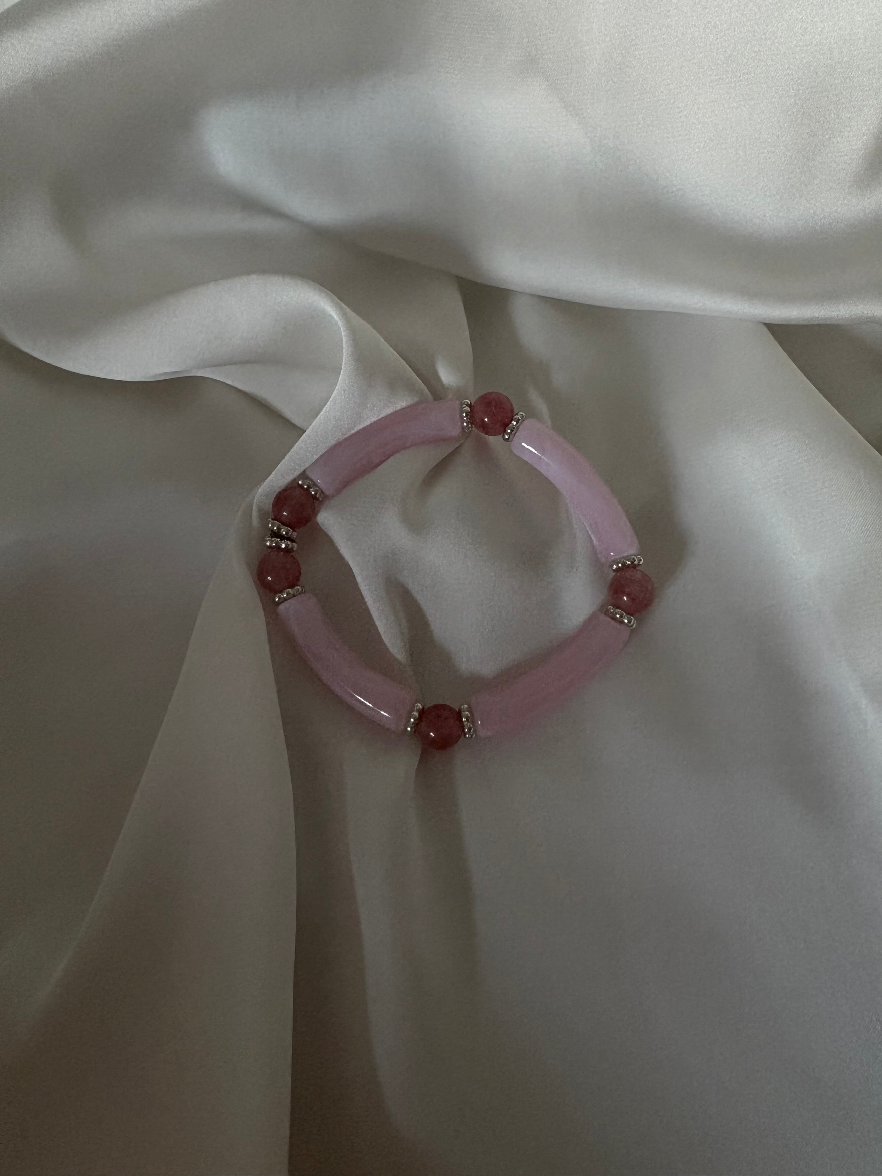 Bracelet S quarter fraise