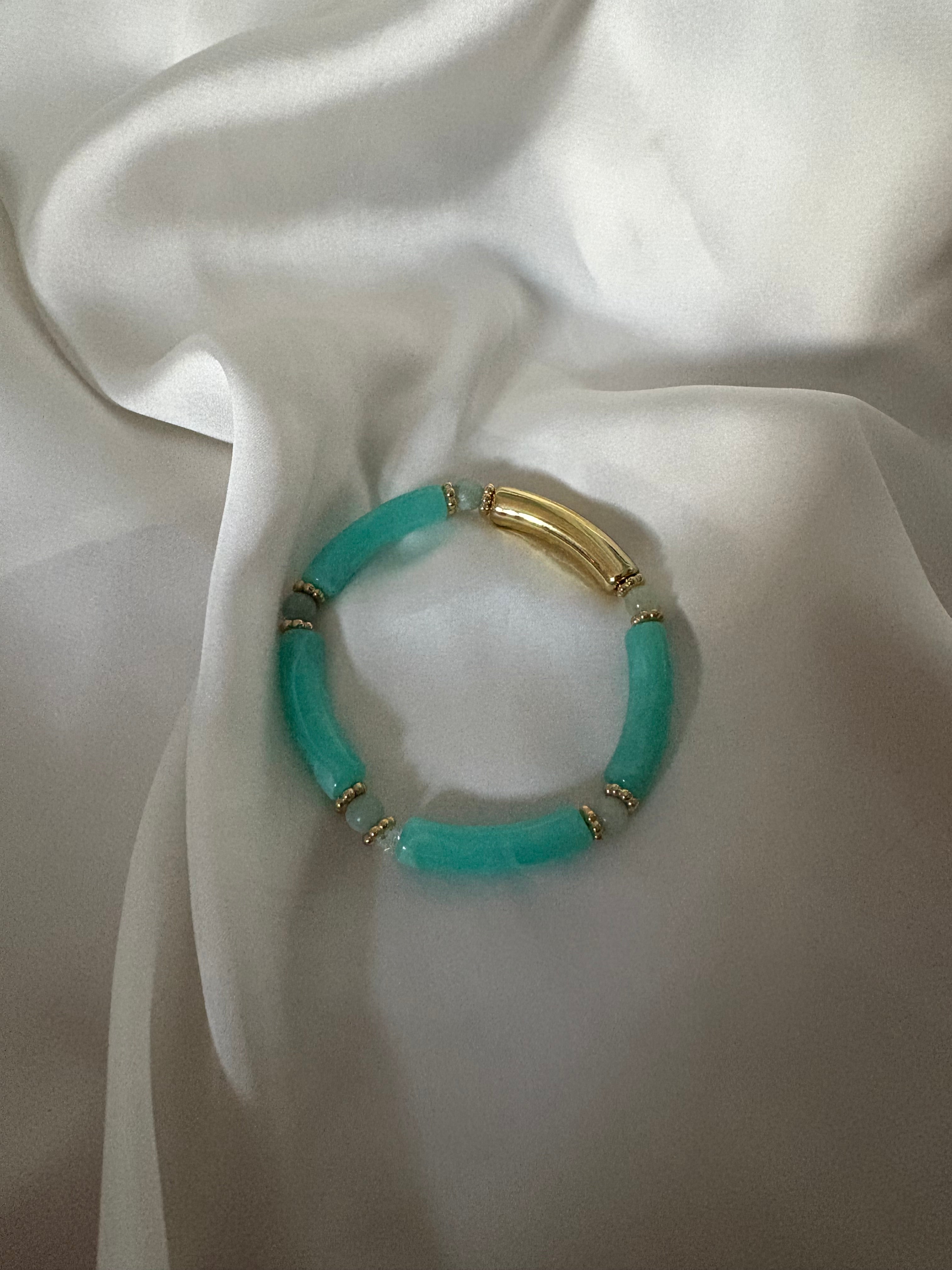 Bracelet M aiguë marine